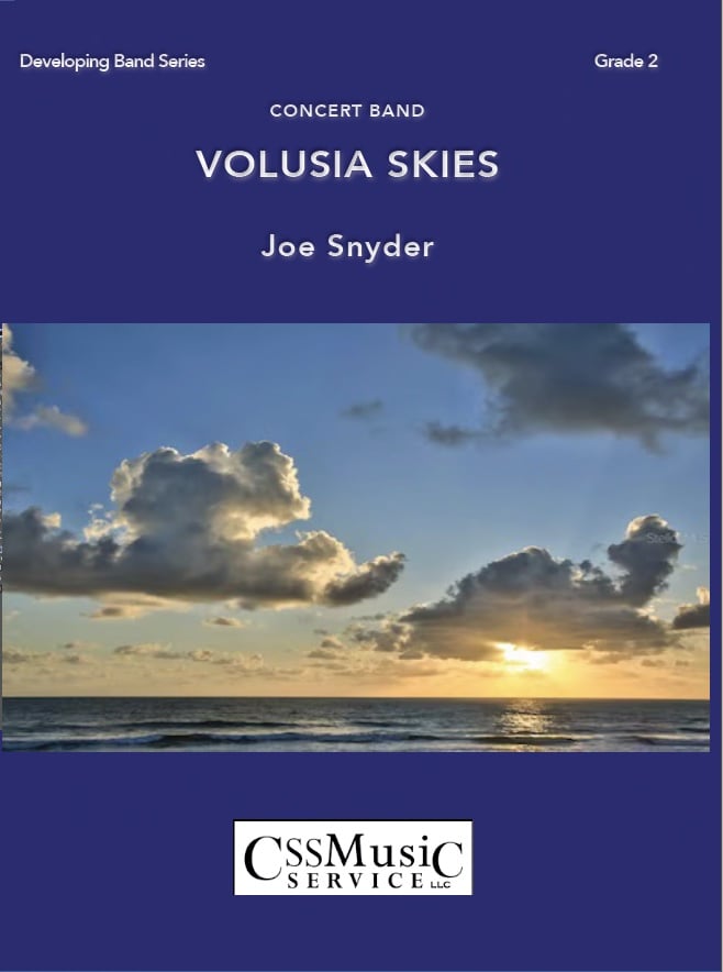 Volusia Skies band sheet music cover