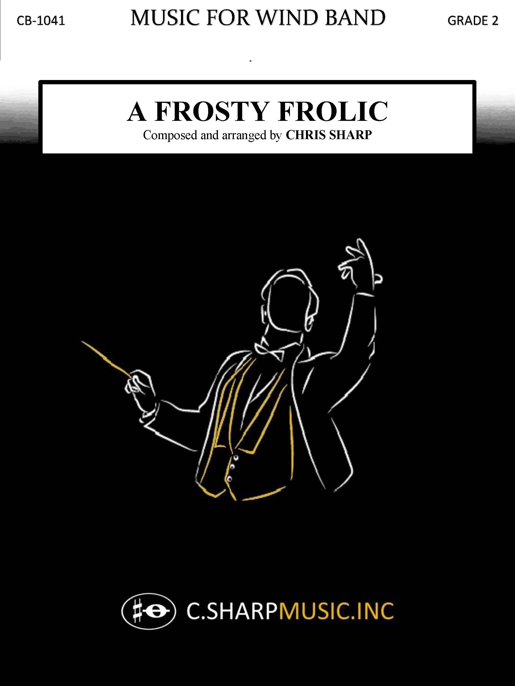 A Frosty Frolic christmas sheet music cover