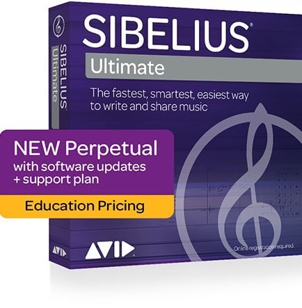 Sibelius-Ultimate Edu. Digital Version Perpetual License EDU with 1-Yr Update and Support Plan