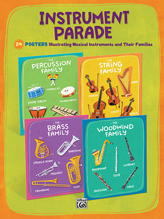 Instrument Parade Set of 24 Posters