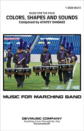 Colors, Shapes and Sounds marching band show cover