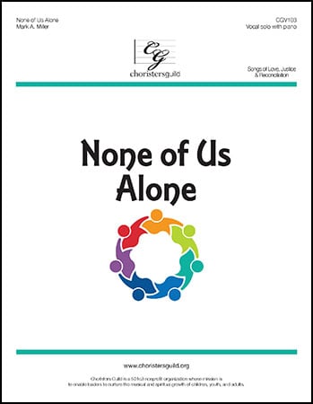 None of Us Alone vocal sheet music cover