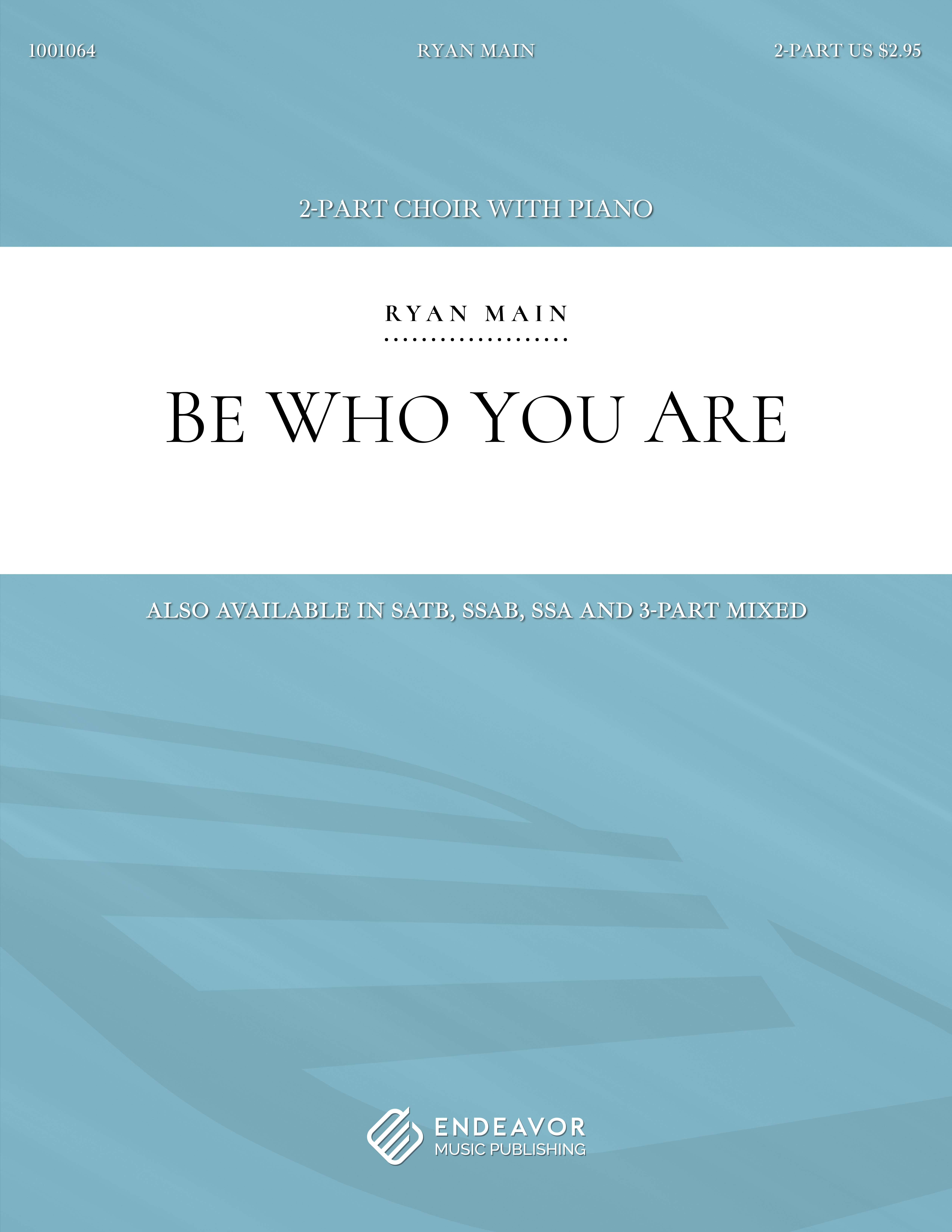 Be Who You Are band sheet music cover
