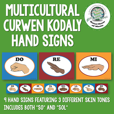 Multicultural Kodaly Hand Signs