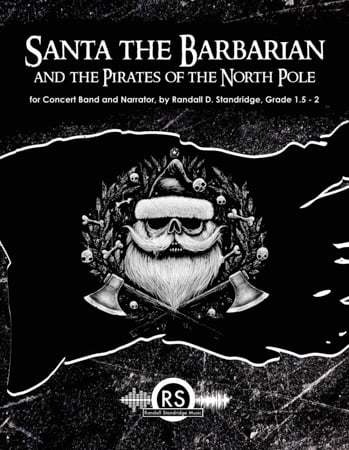 Santa the Barbarian and the Pirates of the North Pole choral sheet music cover