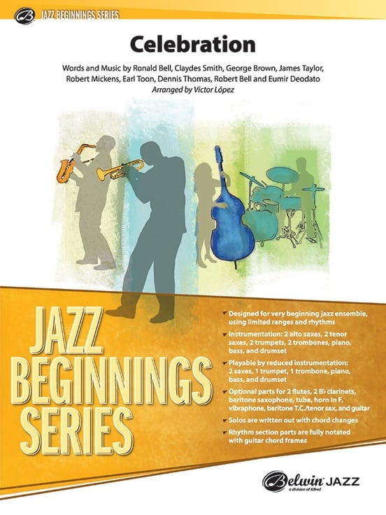 Celebration jazz sheet music cover