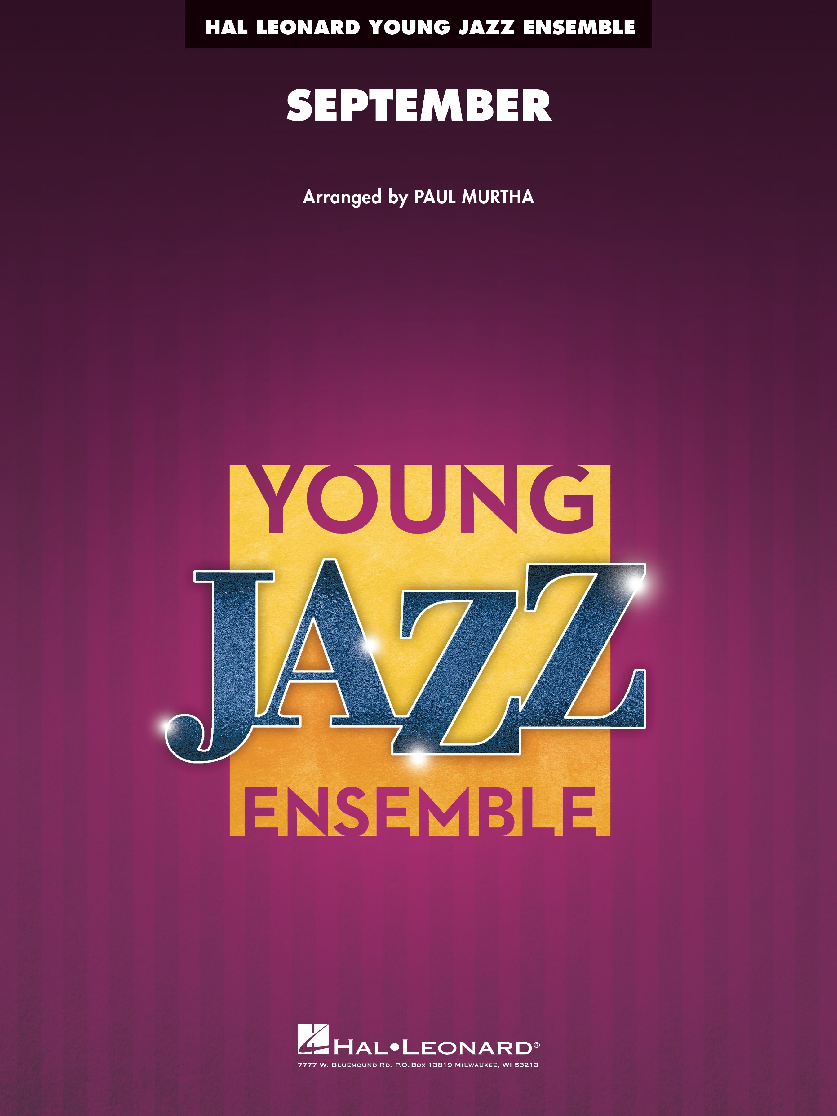 September jazz sheet music cover