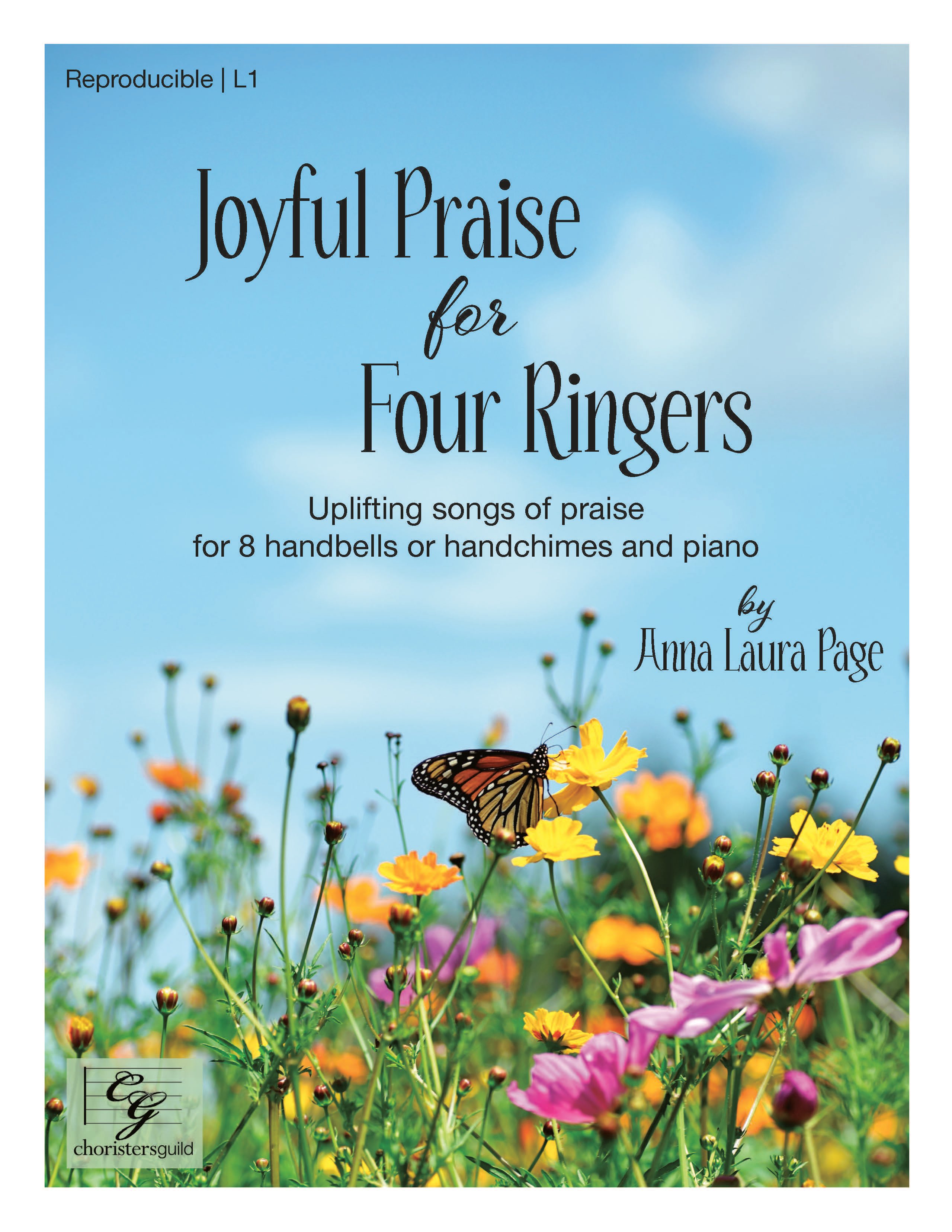 Joyful Praise for Four Ringers handbell sheet music cover