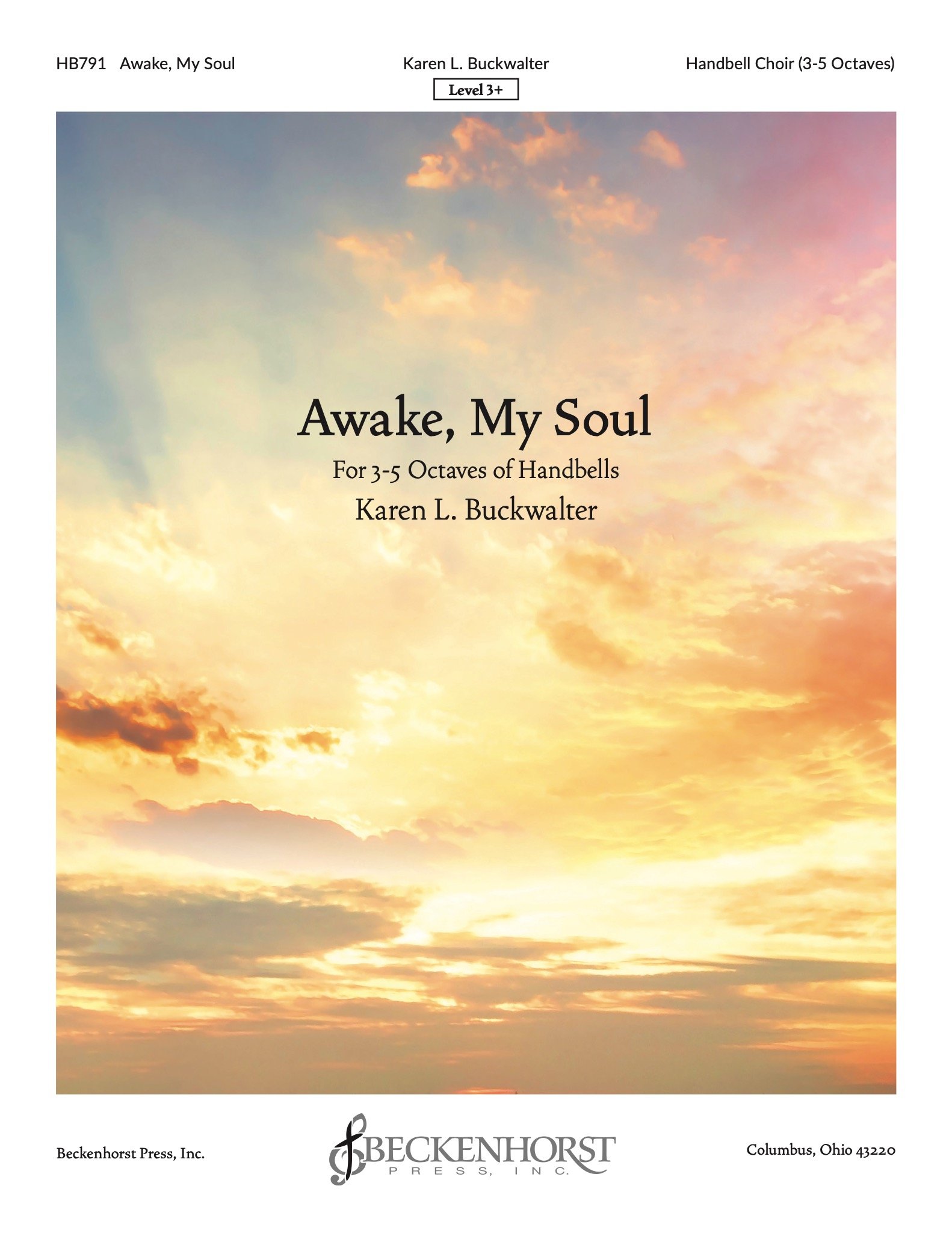 Awake, My Soul handbell sheet music cover
