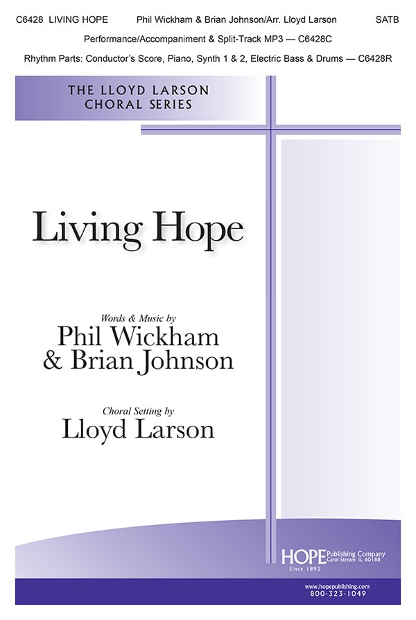 Living Hope church choir sheet music cover
