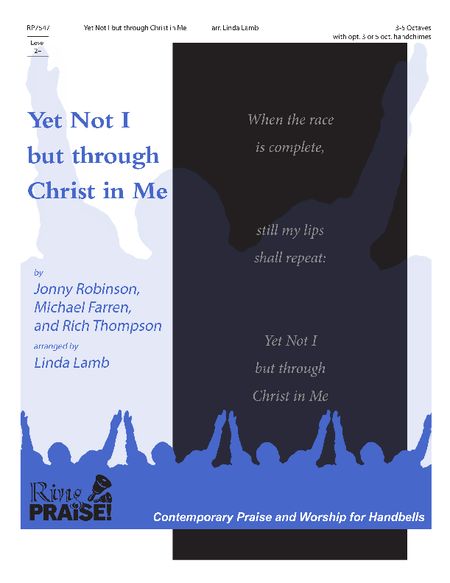 Yet Not I but Through Christ in Me handbell sheet music cover