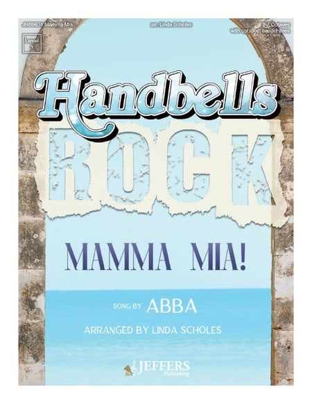 Mamma Mia! handbell sheet music cover