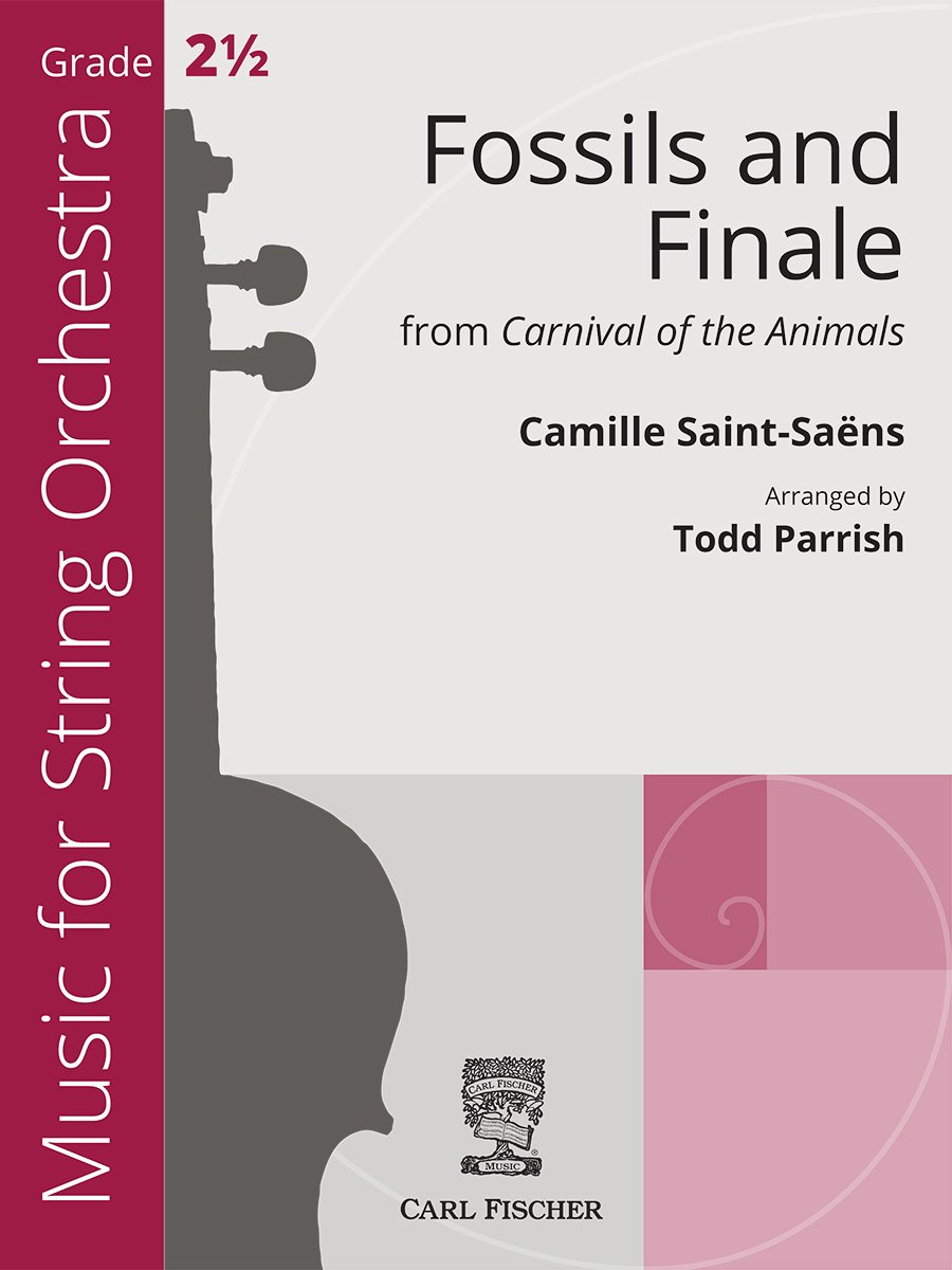 Fossils and Finale orchestra sheet music cover