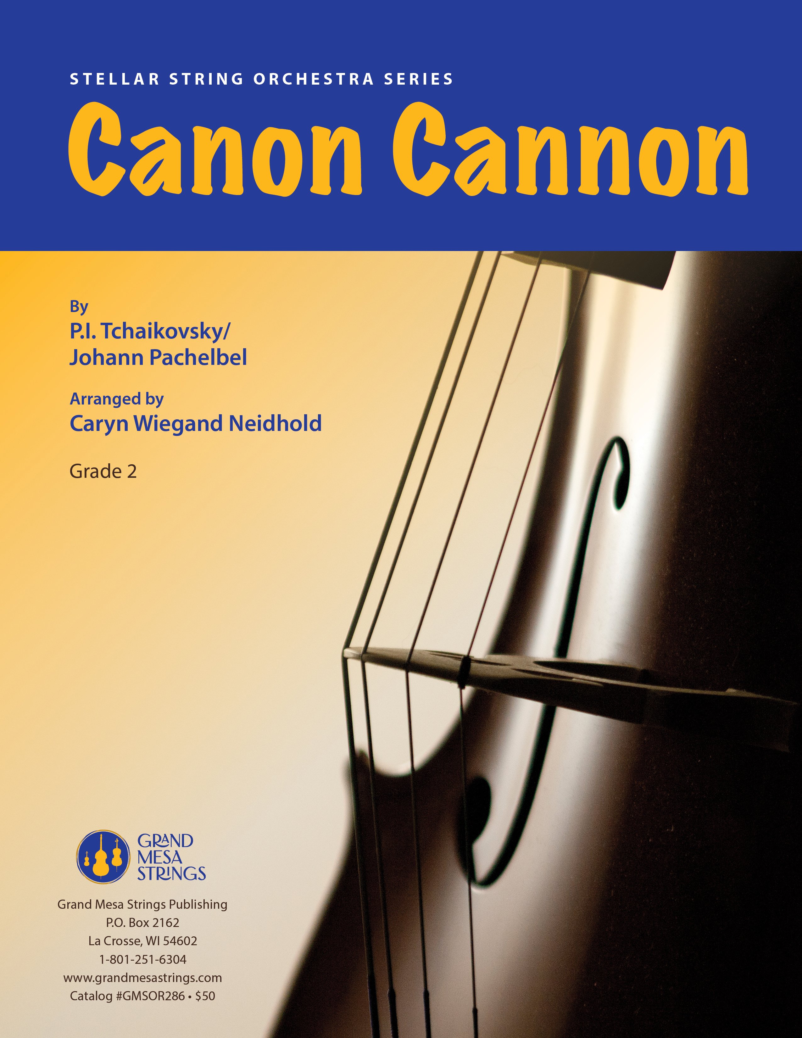 Canon Cannon orchestra sheet music cover
