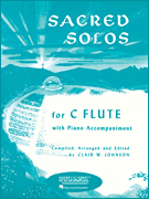Sacred Solos woodwind sheet music cover