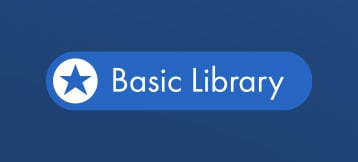 Blue Basic Library logo.