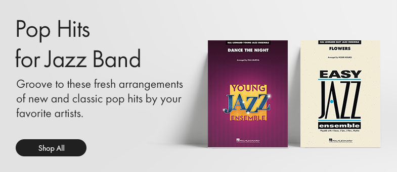 Shop pop hits for jazz ensemble and groove to these fresh arrangements of new and classic numbers.