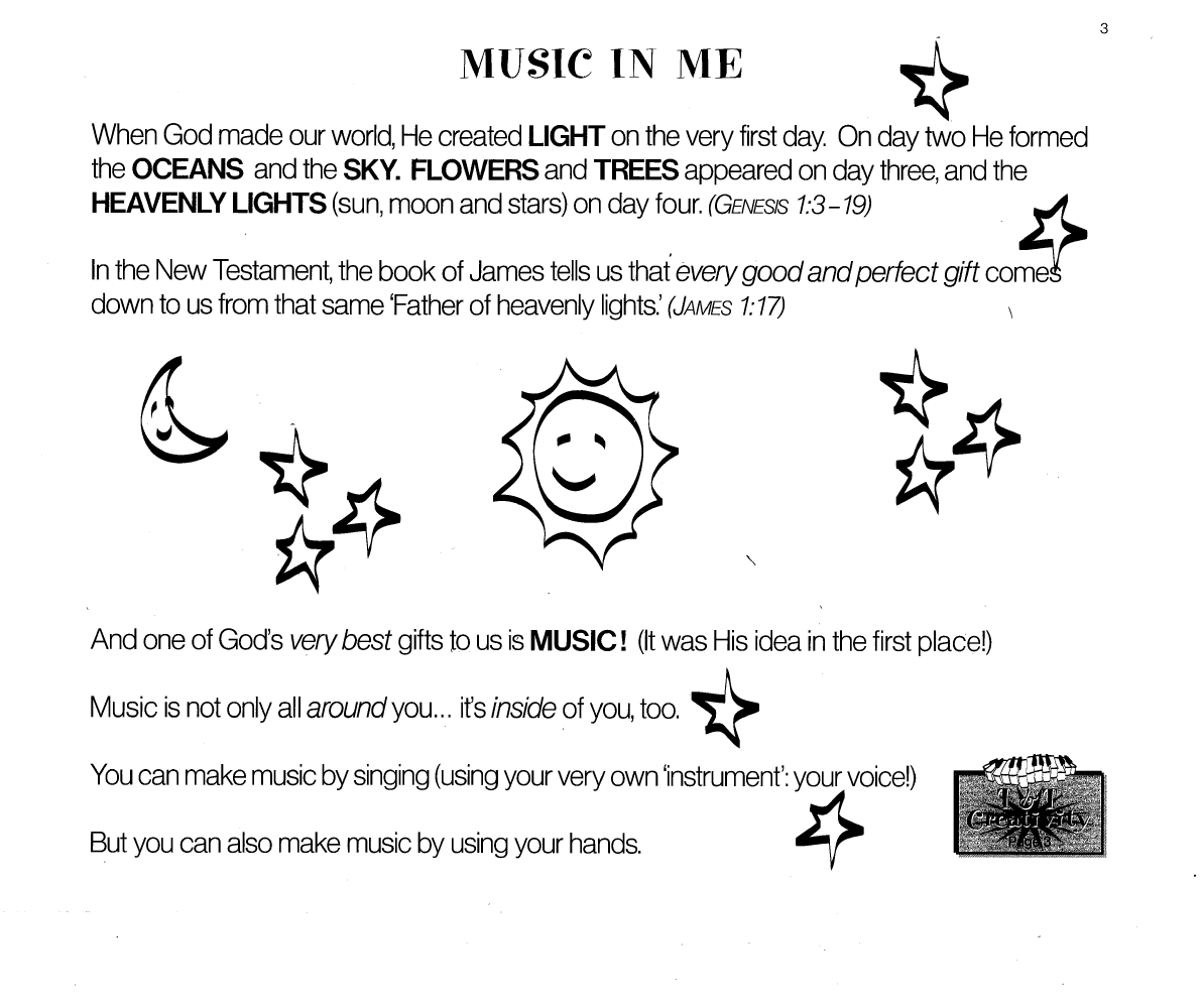 Music In Me #1 Lesson