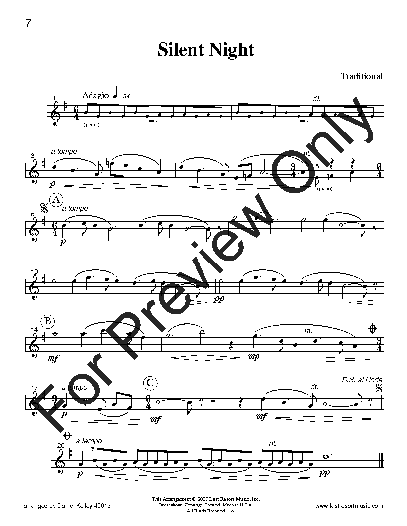 18 Traditional Christmas Solos Clarinet and Piano