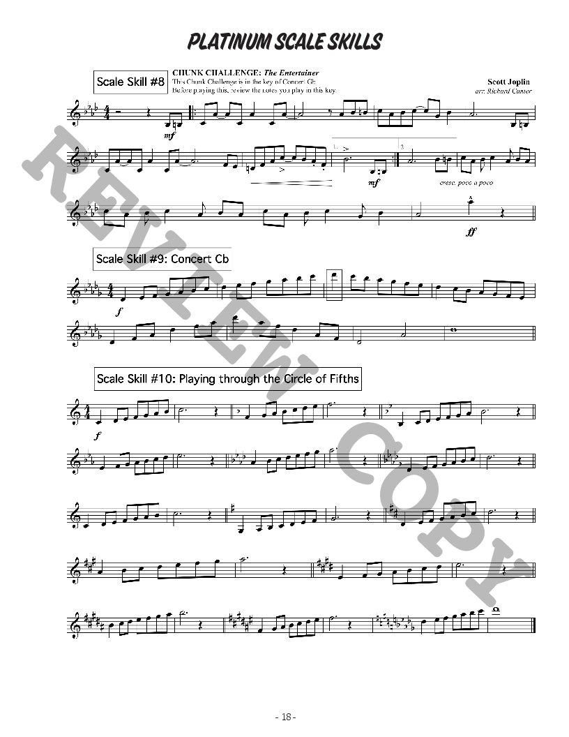 Scale and Rhythm Chunks 2nd Edition Clarinet P.O.P.