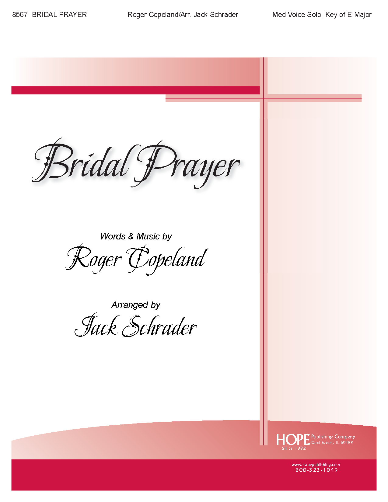 Bridal Prayer Vocal Solo Medium Voice P.O.D.