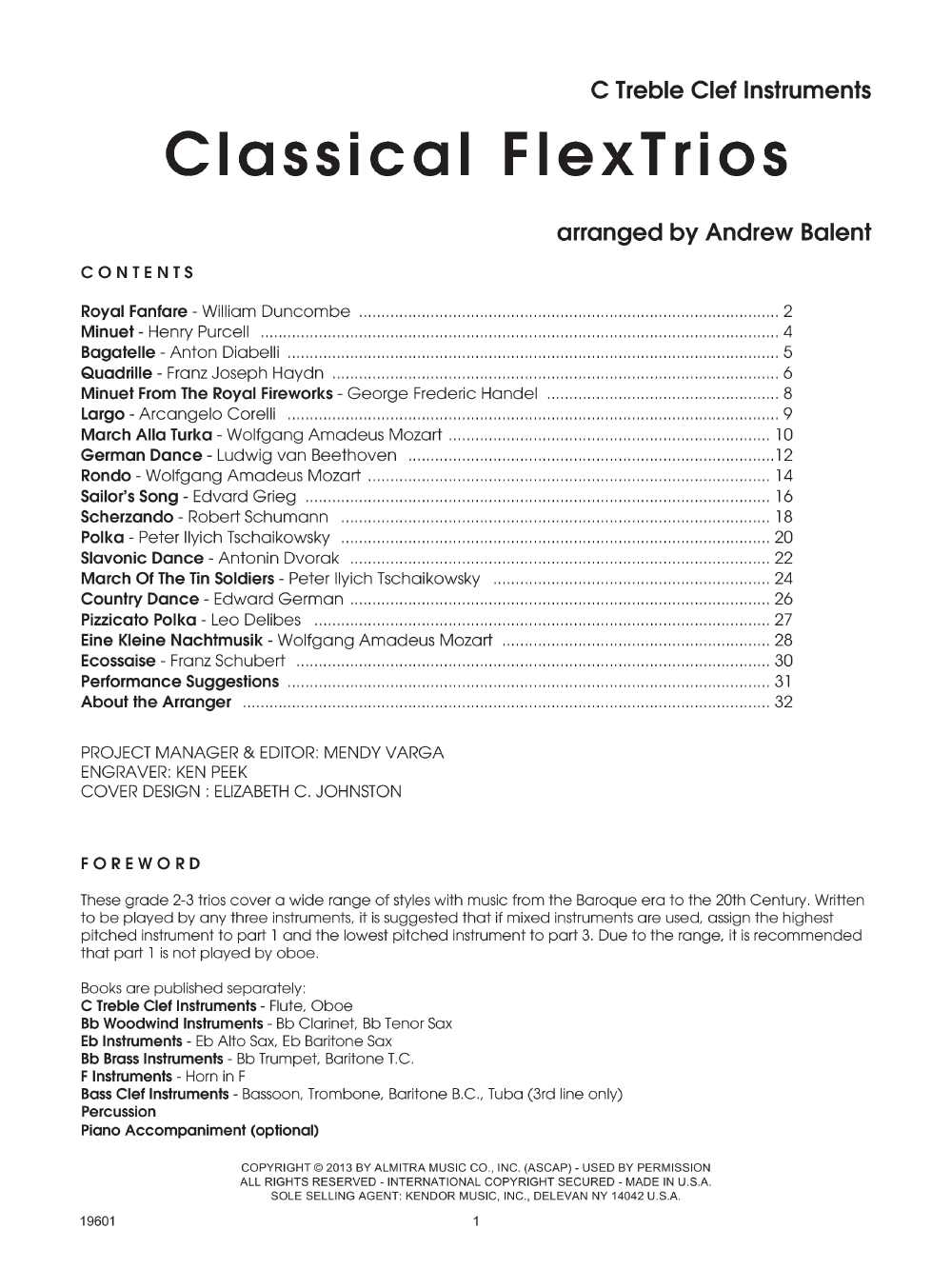 Classical FlexTrios Clarinet / Tenor Sax
