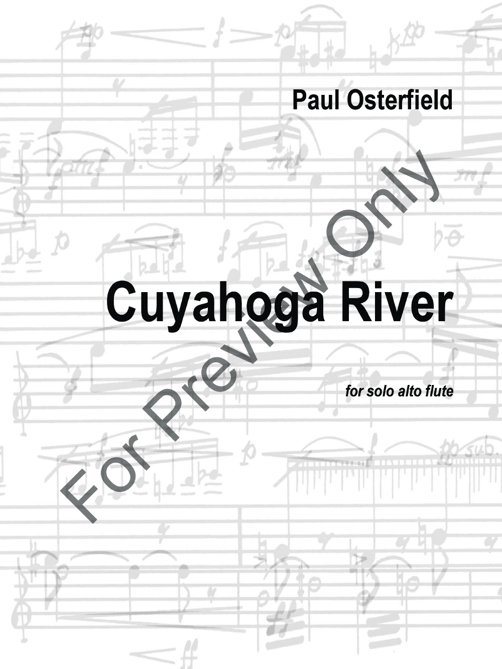 Cuyahoga River Alto Flute P.O.D.