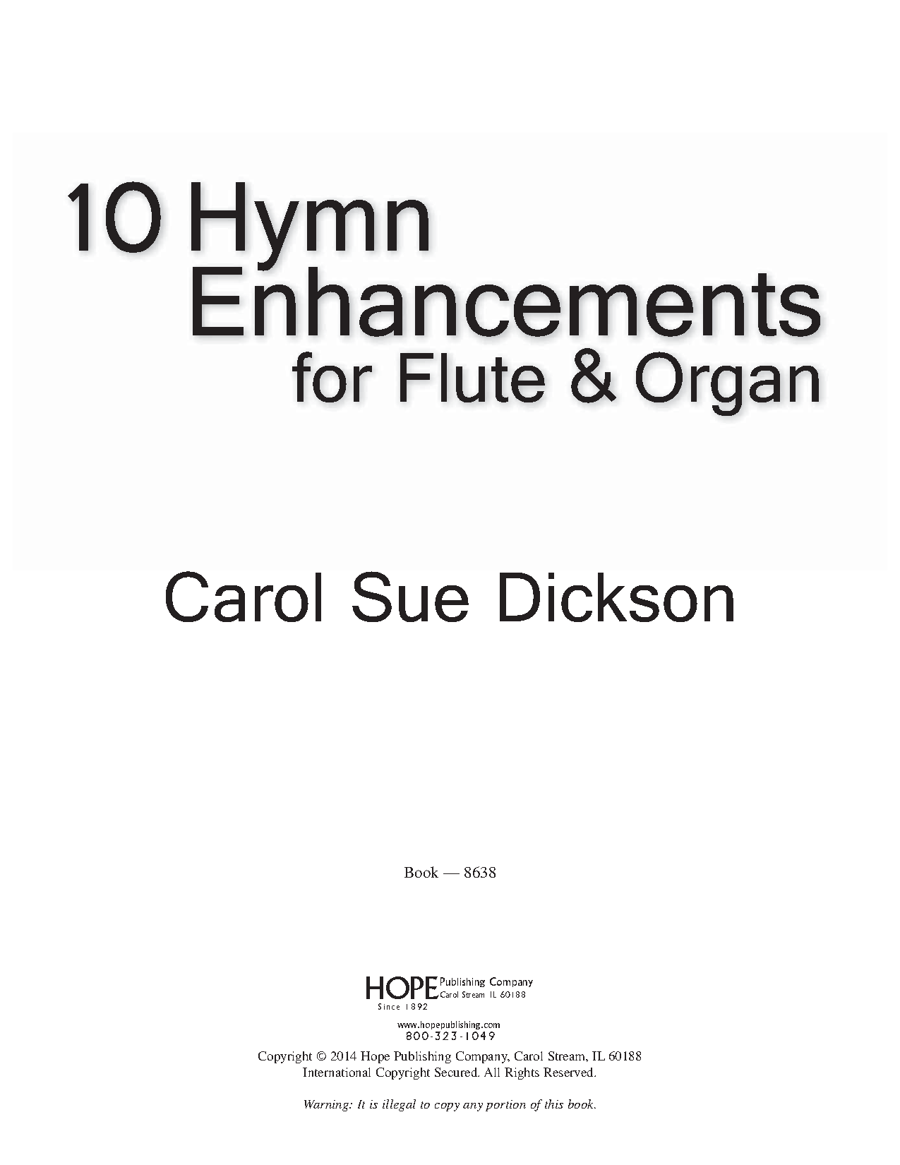 10 Hymn Enhancements Flute and Organ P.O.D.