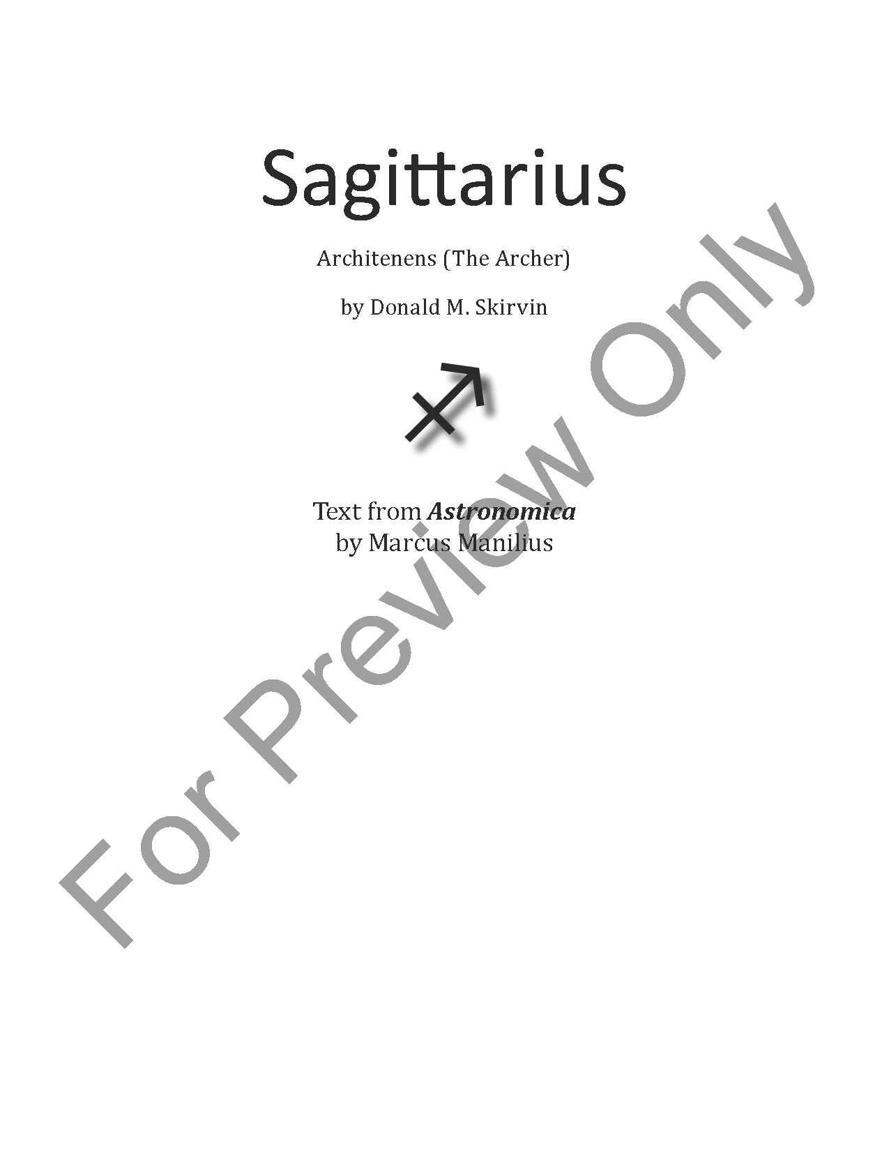 Sagittarius P.O.D.