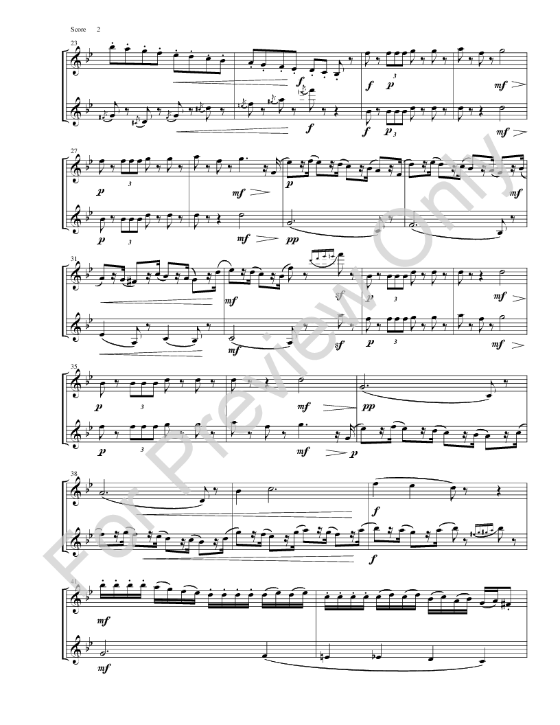 3 Pieces from The Nutcracker - clarinet duet P.O.D.