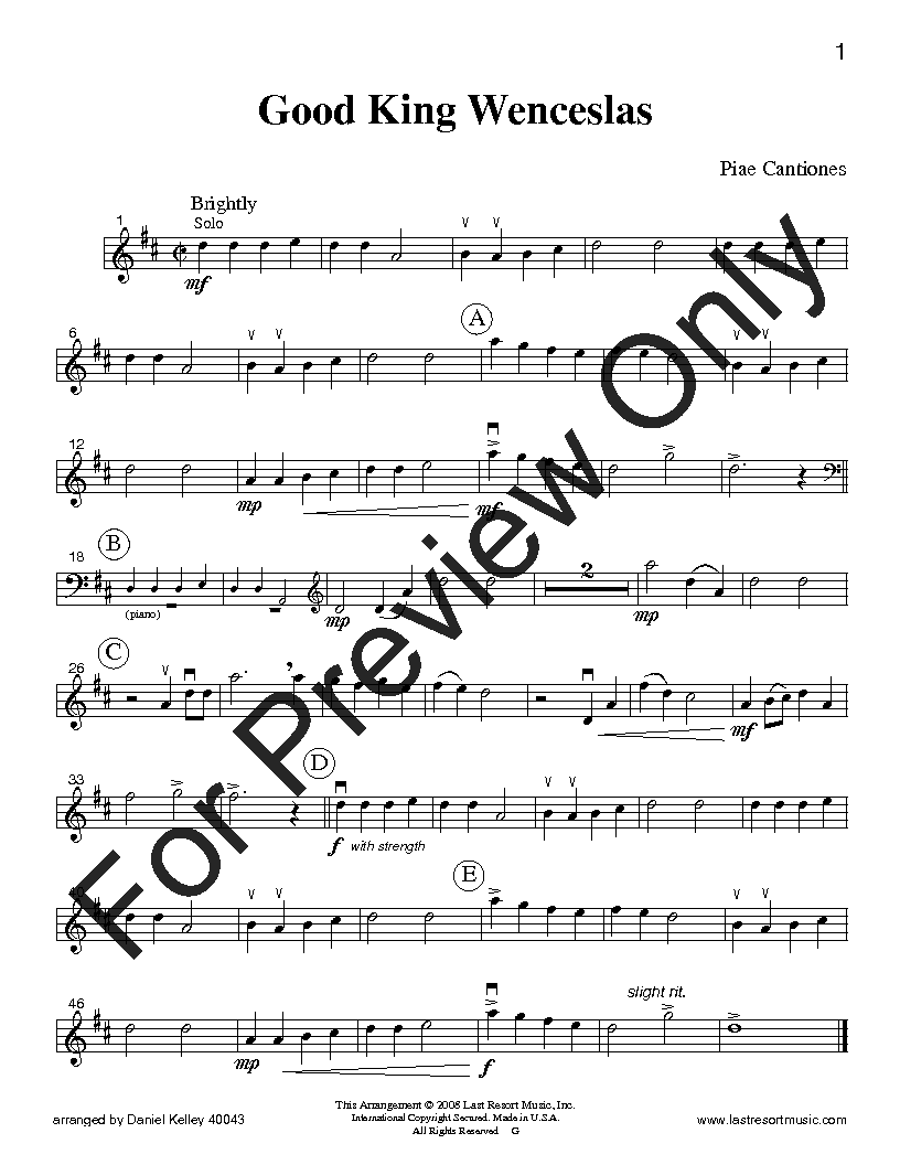 20 Intermediate Christmas Solos Flute/Oboe/Violin and Piano