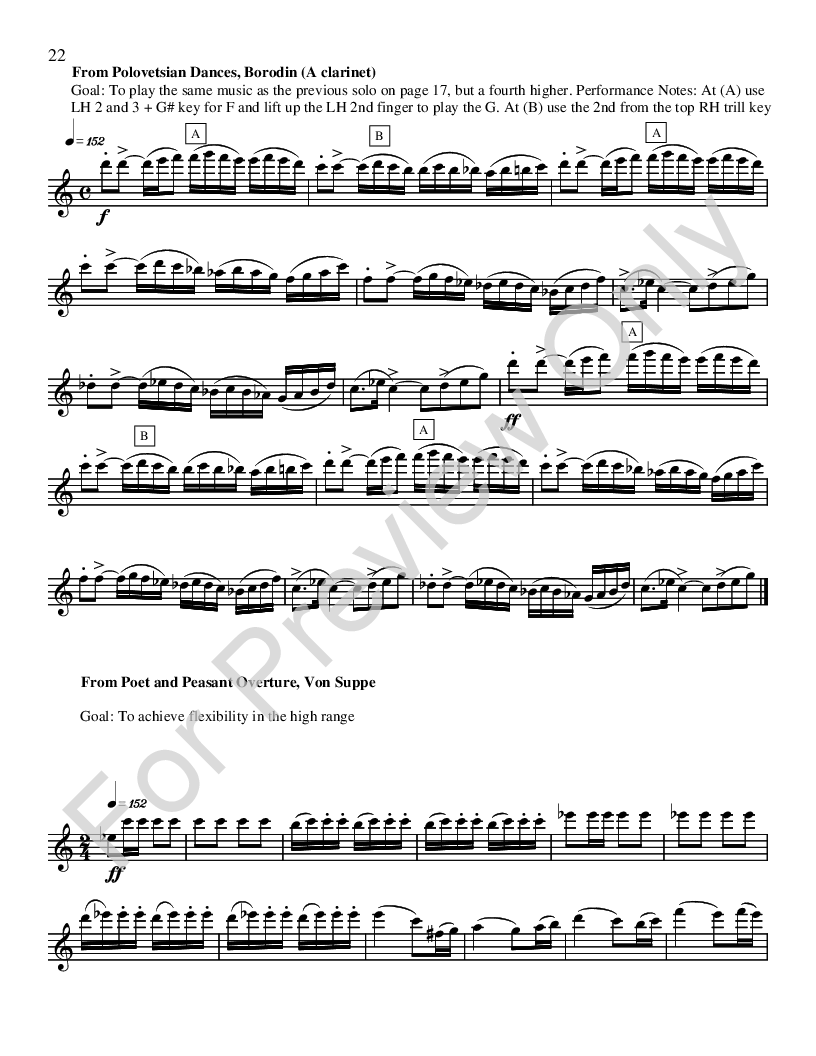 Advanced Clarinet Technique P.O.D.
