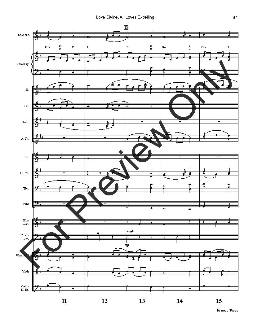 Hymns of Praise Full Score Book Only