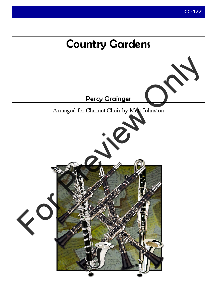 Country Gardens Clarinet Choir