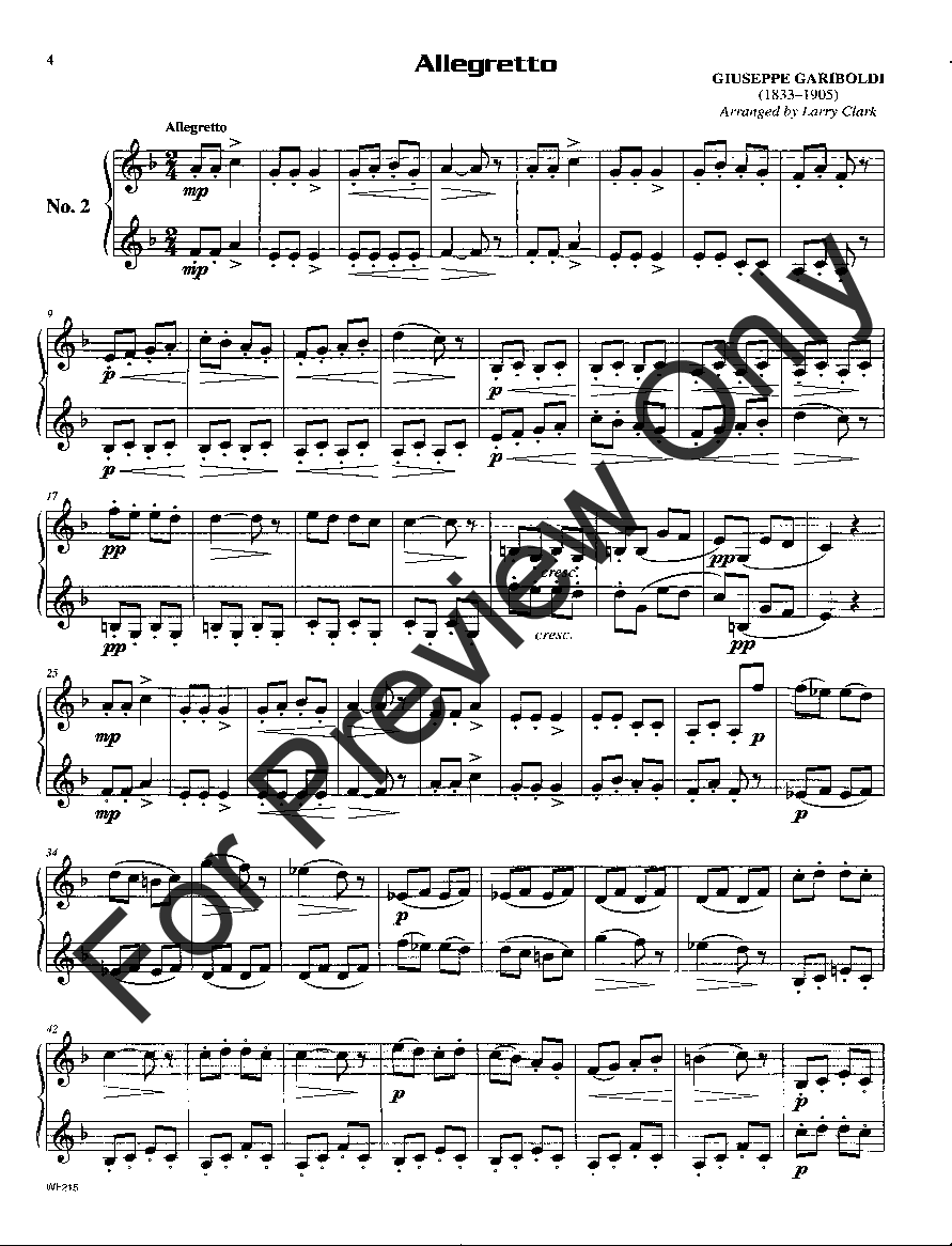 Compatible Duets for Winds #2 Clarinet, Trumpet, Baritone T.C., Tenor Sax