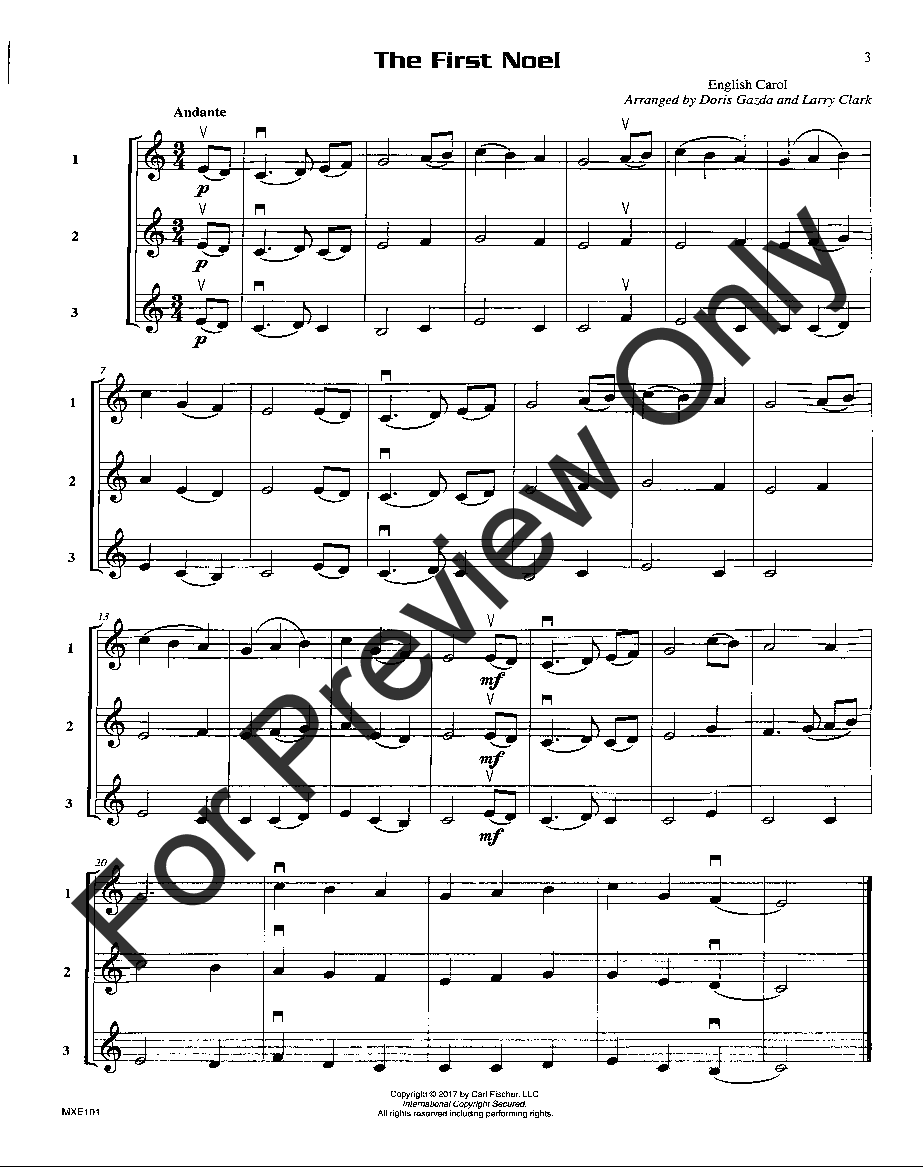 Compatible Trios for Christmas Oboe or Violin Book - Flexible Instrumentation