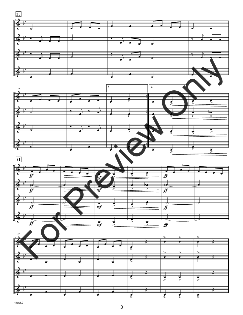 Classical FlexQuartets F Instruments Book