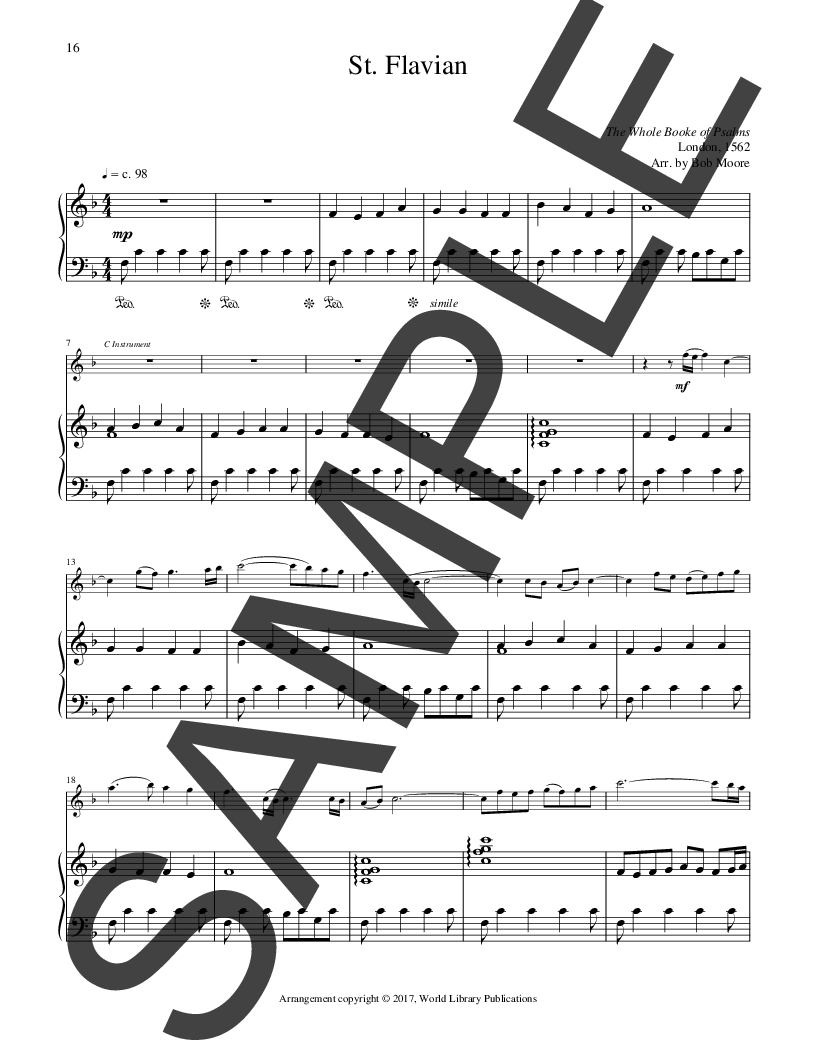 Play for the Lord #4 Seasonal Hymn Preludes C Instrument and Piano
