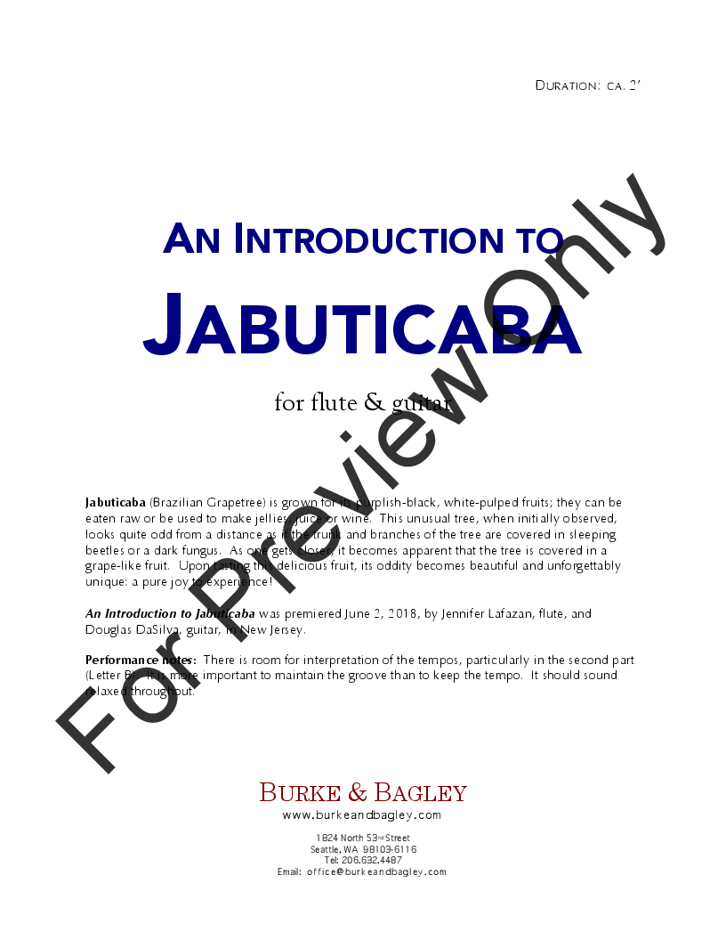 An Introduction to Jabuticaba P.O.D.