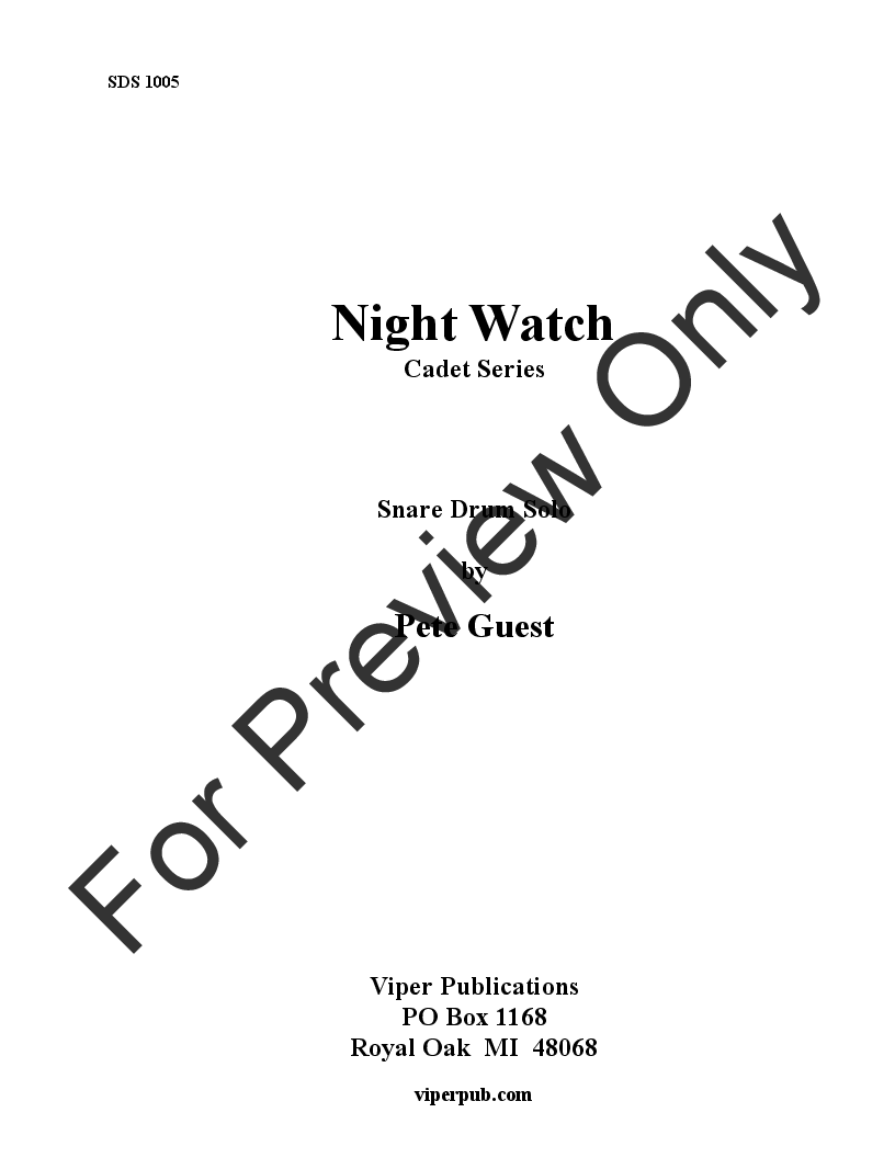 Night Watch P.O.D.