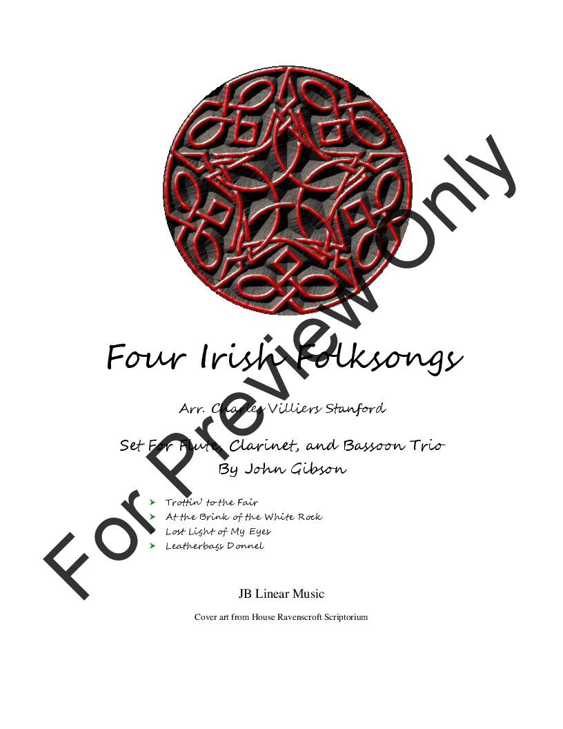 4 Irish Folksongs P.O.D.