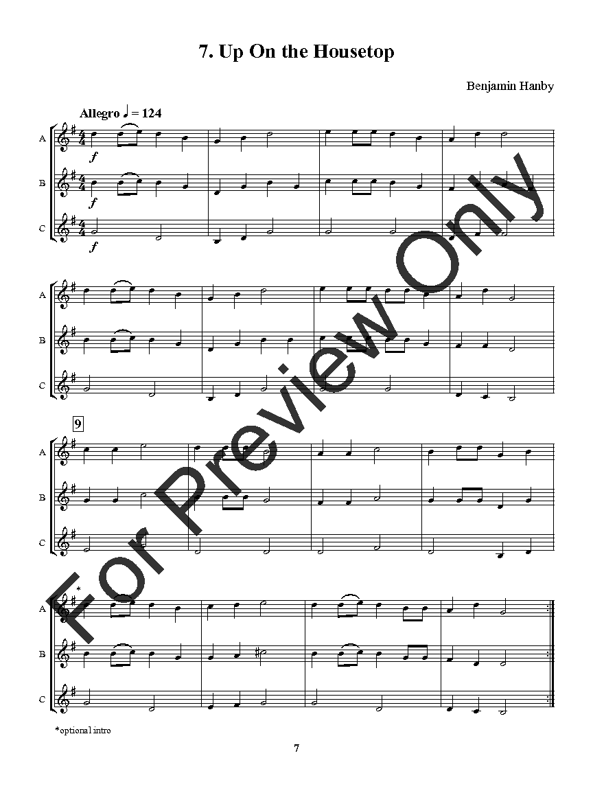 Flexible Favorites for Winds - Christmas Clarinet, Bass Clarinet, Trumpet, Baritone TC Trio