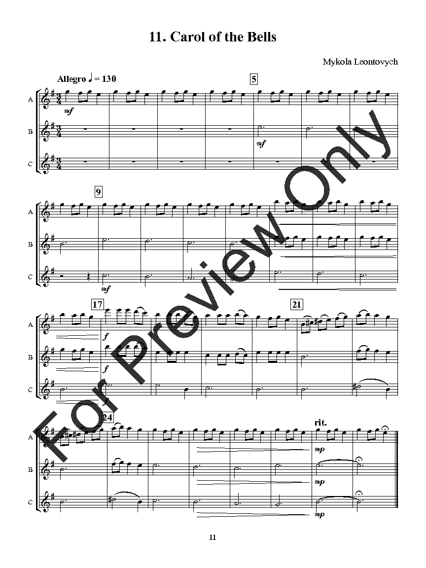 Flexible Favorites for Winds - Christmas Alto Sax, Baritone Sax Trio
