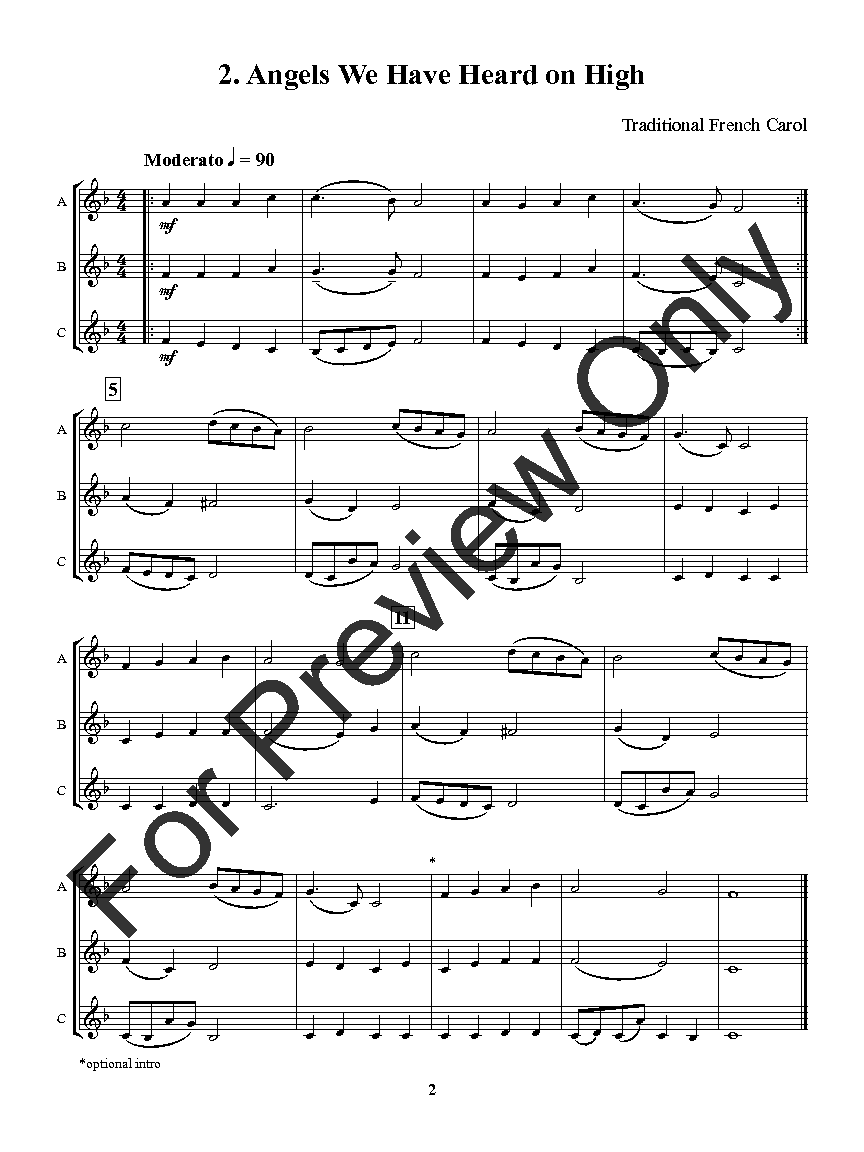 Flexible Favorites for Winds - Christmas Oboe Trio