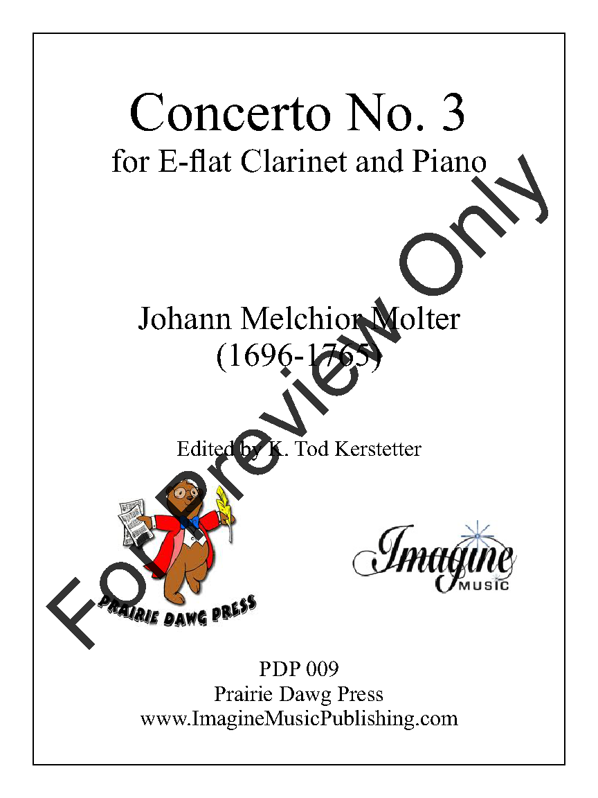 Concerto No. 3 E-flat Clarinet Solo with Piano