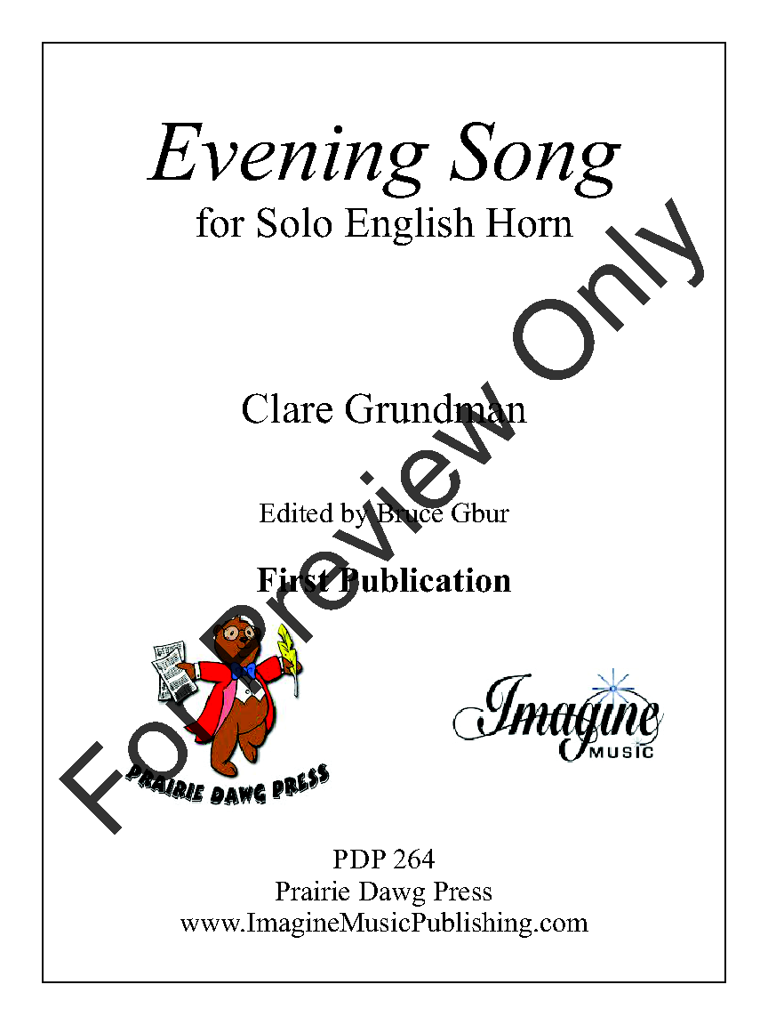 Evening Song Unaccompanied English Horn Solo