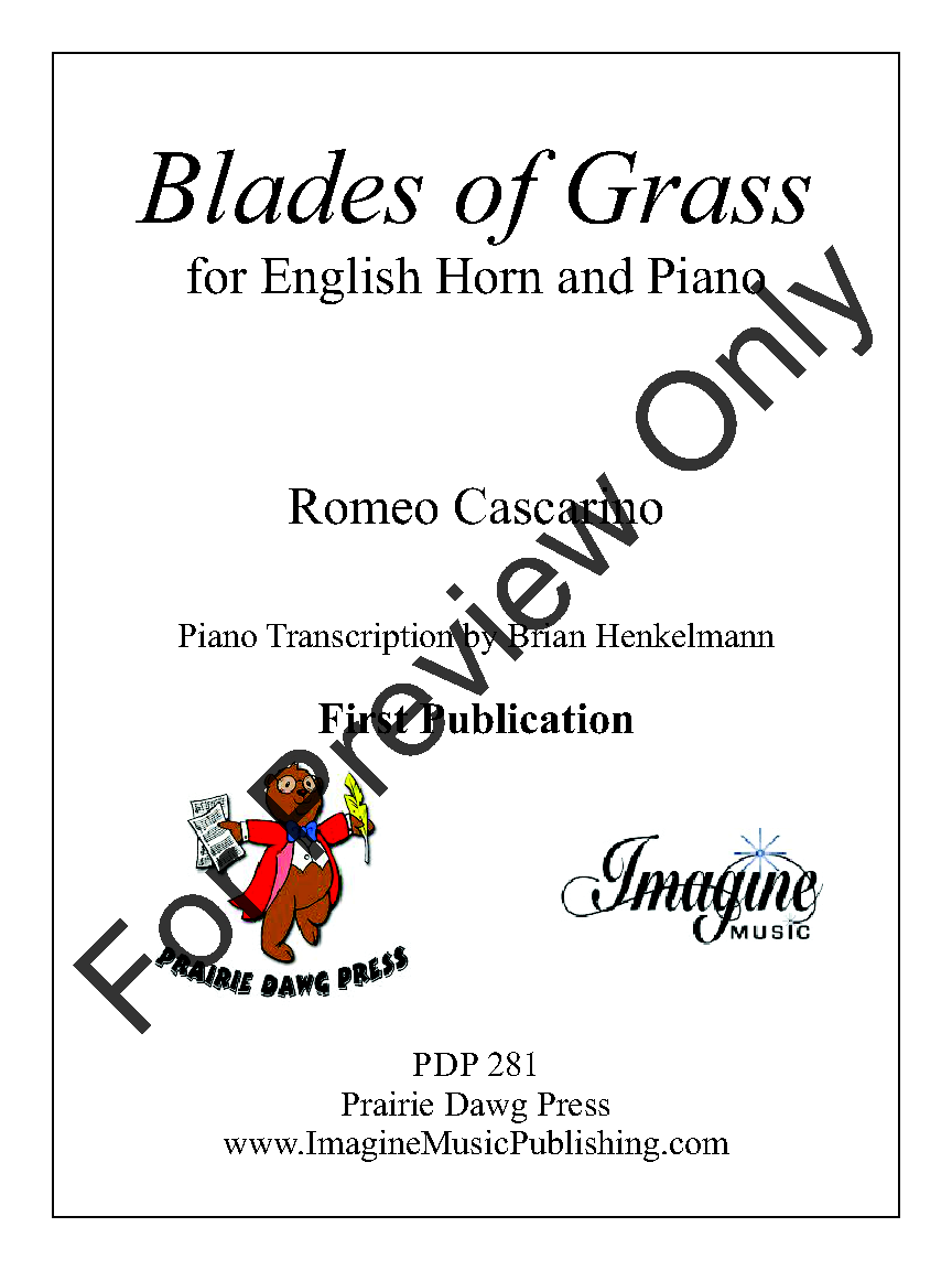 Blades of Grass English Horn Solo with Piano