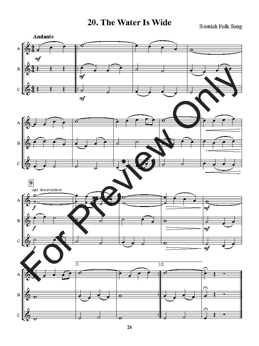Flexible Favorites for Winds - Classics Horn in F Trio