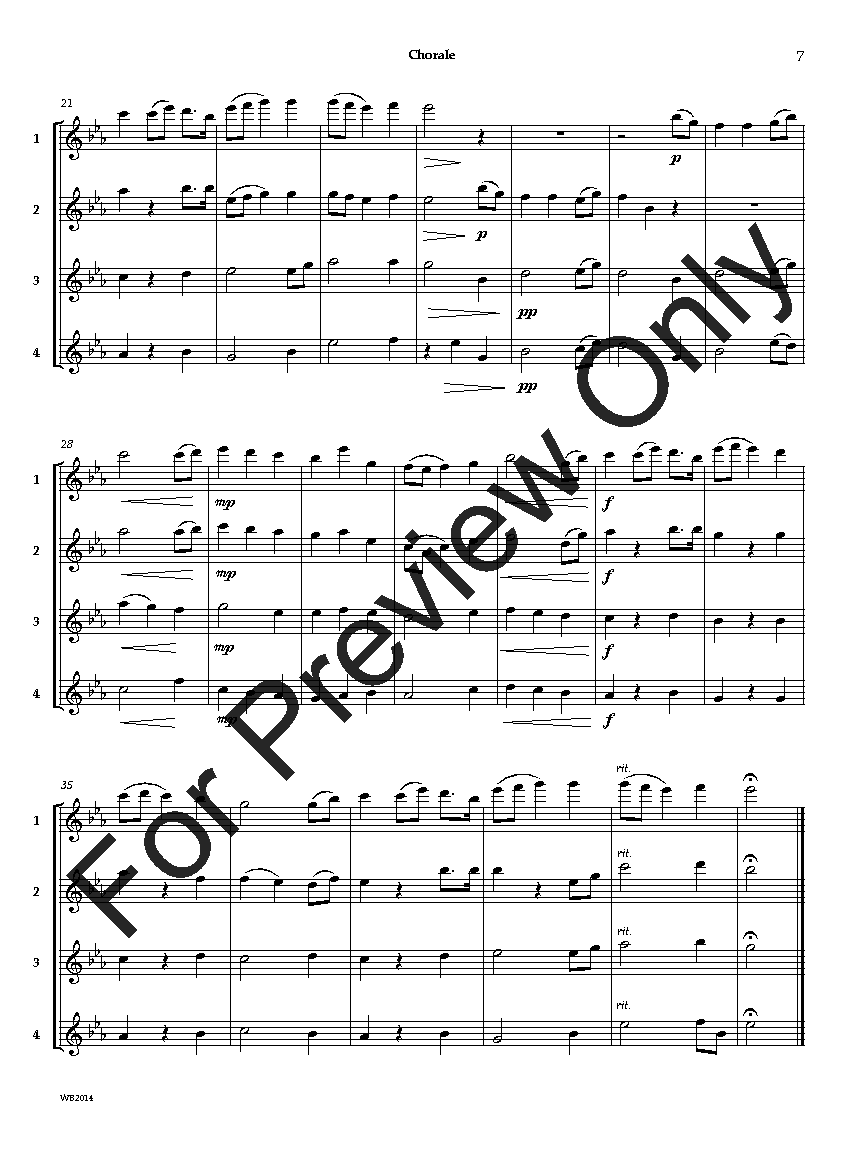 Adaptable Quartets Flute P.O.D.