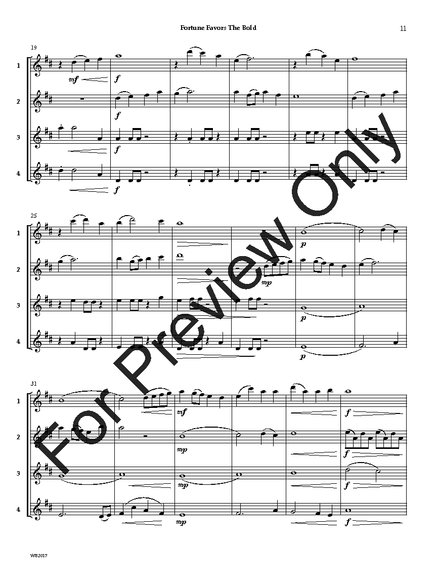 Adaptable Quartets Alto/Bari Sax P.O.D.